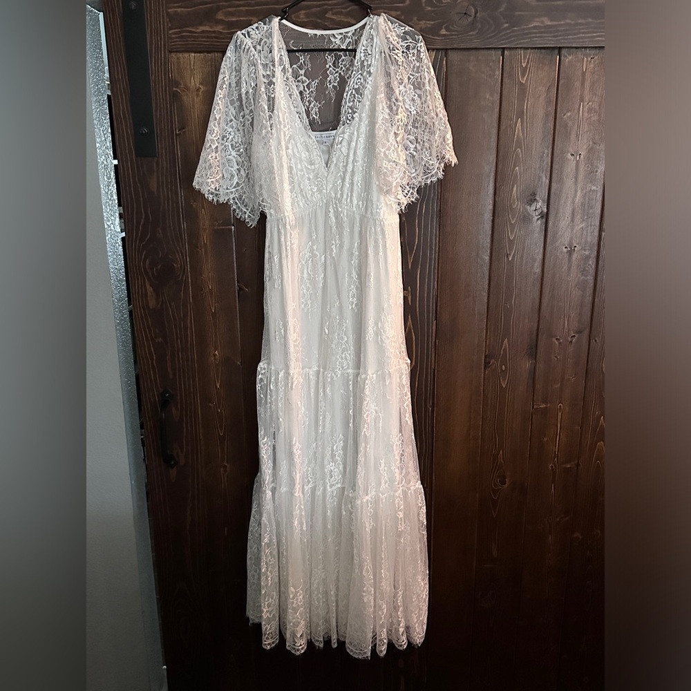 Baltic born lace maxi dress